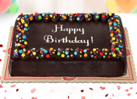 chocolate Dedication cake 