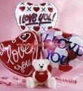 Romantic Teddy Bear Balloon