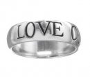 Sterling Silver Love Ring
