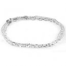 Triple Rolo Chain Bracelet