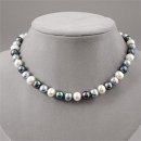 Sterling Multicolored Freshwater Pearl Necklace