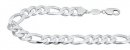  Silver Figaro chain