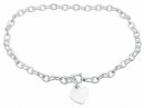 Heart Link Toggle Bracelet