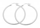 Beautiful Sterling Hoop Earrings