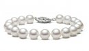 White Freshwater Pearl Bracelet 
