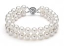 Double Strand White Pearl Bracelet 