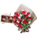 Red roses with Chocolate