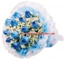 Imported Blue Rose Bouquet