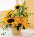 Yellow Mixed Flowers