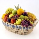 Deluxe fruit basket