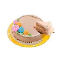 Pastel Blooms Mocha 