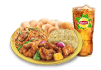 Sweet n' Sour Pork Lauriat w/Drink