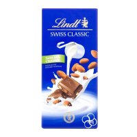 Lindt Classic Milk Almond Chocolate 100g x 4