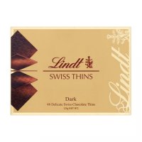 Lindt Swiss Thins Dark Chocolate 125g
