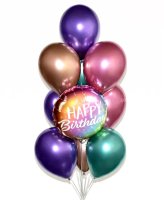 Colorful BDAY Balloon Set