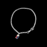 Rolo Chain with Philippine Flag charm