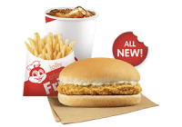 Crunchy Chicken Sandwich w/ Fries & Drink