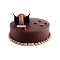 Dark Chocolate Ganache Cake