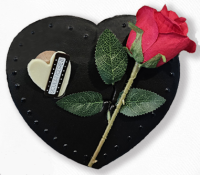 Dark Chocolate "Forever Rose" Cake