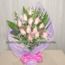 Peach Roses Bouquet