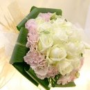 White rose bouquet