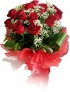 12 Rose with white filler