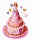 Cake Barbie Hearts